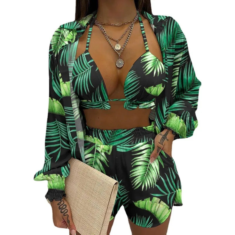Sunlit Chic: Sexy 3‑Piece Beach Set for Women (2025)