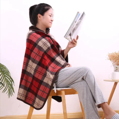 CozyGrid™ Polar Fleece Multifunctional Shawl Blanket – Japanese Style Winter Cloak