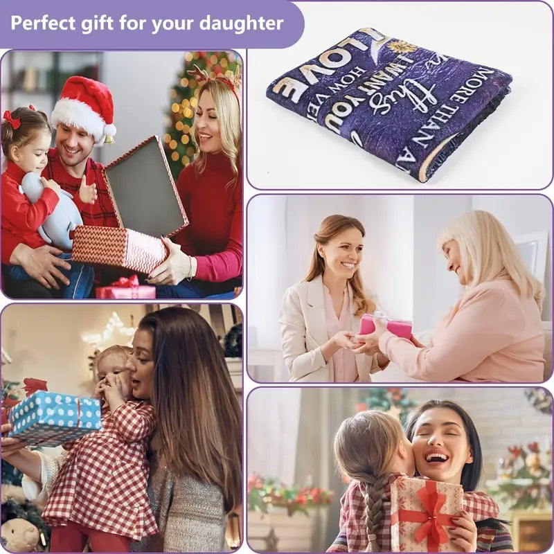 Flannel Blanket from Mum to Daughter – Soft, Warm & Heartfelt Gift