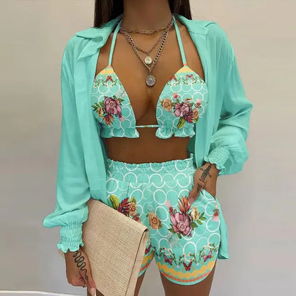 Sunlit Chic: Sexy 3‑Piece Beach Set for Women (2025)