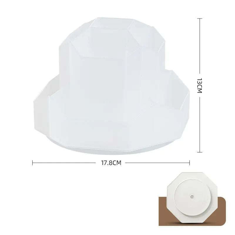 Creative Multi-Functional Rotating Pen Holder – Large Capacity 9-Grid Desk Organizer | PP Durable Material