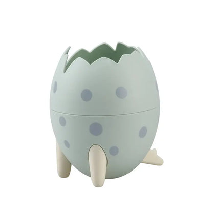 Cute Dinosaur Egg Pen Holder – Multifunctional Plastic Desk Organizer