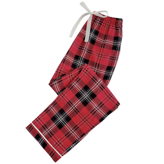 Women's Plaid Cotton Pajama Pants