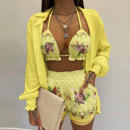 Sunlit Chic: Sexy 3‑Piece Beach Set for Women (2025)