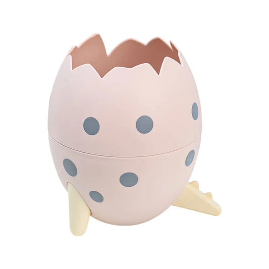 Cute Dinosaur Egg Pen Holder – Multifunctional Plastic Desk Organizer