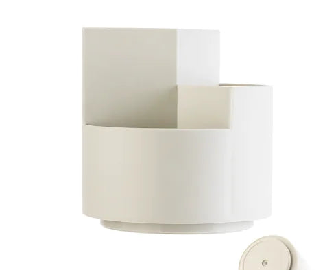 Creative Multi-Functional Rotating Pen Holder – Large Capacity 9-Grid Desk Organizer | PP Durable Material