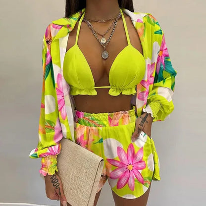 Sunlit Chic: Sexy 3‑Piece Beach Set for Women (2025)