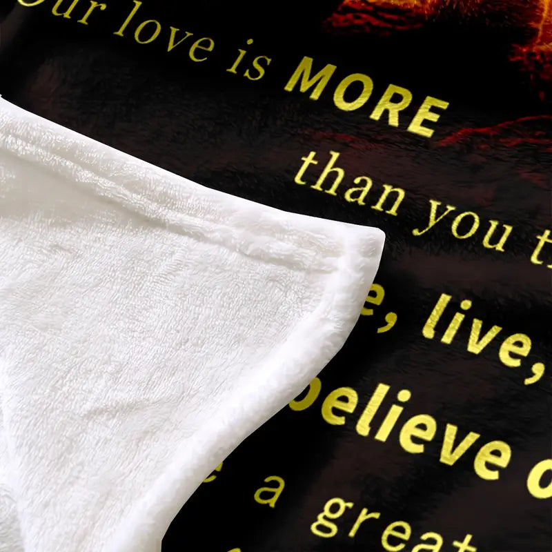 Lion Kids Flannel Blanket – Soft, Warm & Playful Cozy Throw