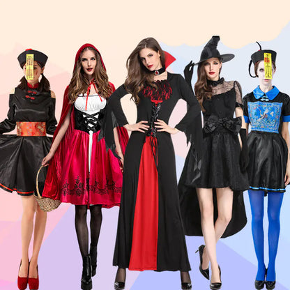 Women's Halloween Costume - Vampire Witch Zombie