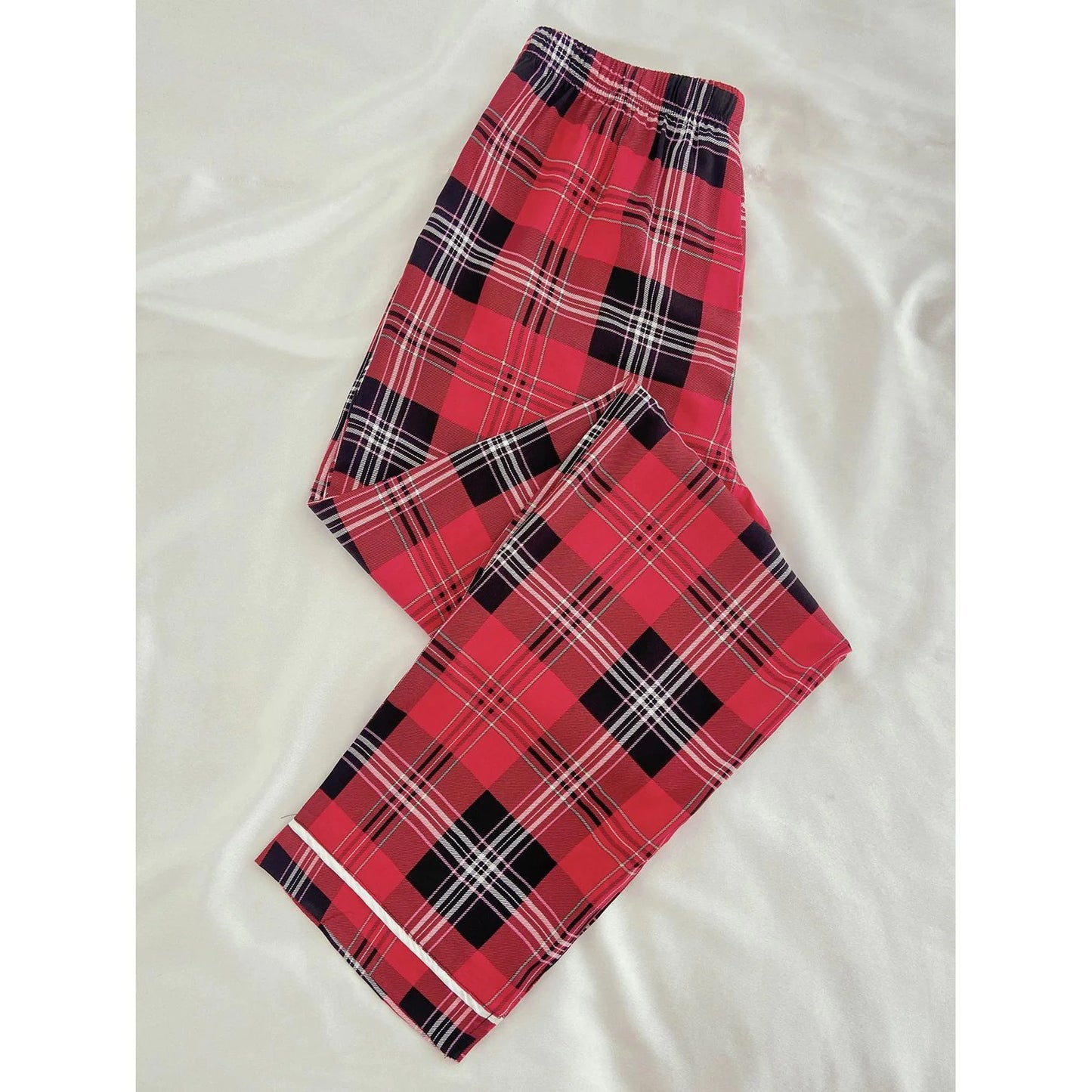 Women's Plaid Cotton Pajama Pants