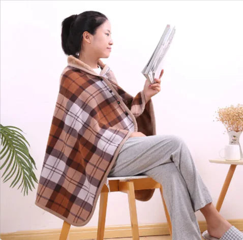 CozyGrid™ Polar Fleece Multifunctional Shawl Blanket – Japanese Style Winter Cloak