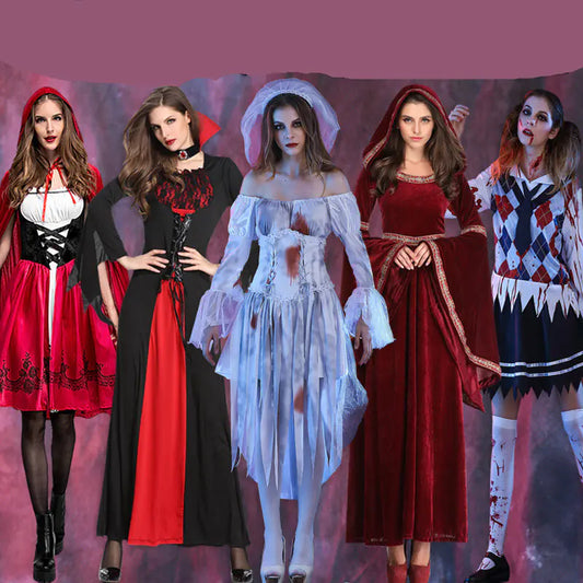 Women's Halloween Costume - Vampire Witch Zombie