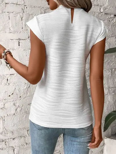 Terri Cap Sleeve Shirt