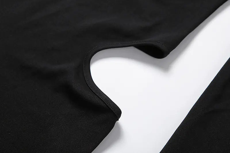 Midnight Allure: Summer Cutout Bodysuit for Women