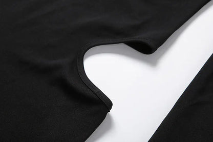 Midnight Allure: Summer Cutout Bodysuit for Women